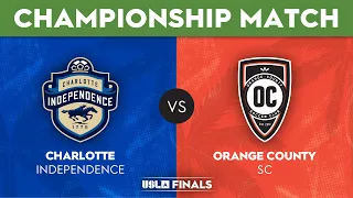 Charlotte Independence v Orange County SC: USL Academy Finals Championship Match