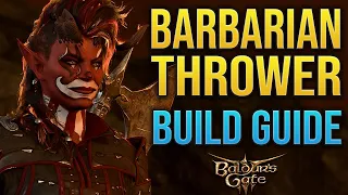 HOW I BEAT HONOUR MODE DEATHLESS - Barbarian Thrower Build Guide - Baldur's Gate 3