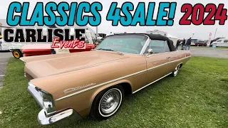 Affordable Classic Cars For Sale at the Spring Carlisle 2024 | Classic Car Prices