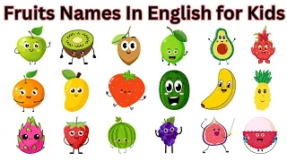 Fruit Names | Fruits Vocabulary For kids | Fruit Names In English With Pictures #vocabulary