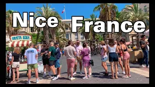 France Nice - French Riviera Walking Tour 🇫🇷