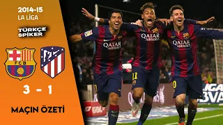 Barcelona 3-1 Atletico Madrid / Türkçe Spiker / 2014-15 La Liga