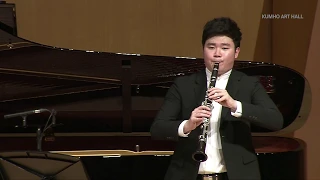 Han Kim plays Bucolique for Clarinet and Piano by Eugene Bozza