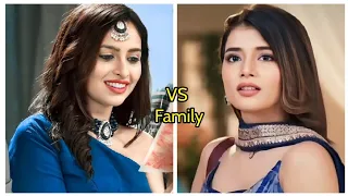 Aarohi Vs Abhira Family Members ❤❤☺ Who Is Your Fav Comment It?? #Miss Rishikesh🔥