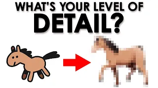 What's YOUR Level of Artistic DETAIL? - Drawing 5 Different Detailed Horses