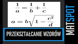 Przekształcanie wzorów #4