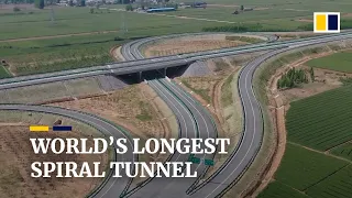 New China highway with world’s longest spiral tunnel opens to traffic
