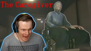 Grandpa Horror Game with A TERRIFYING Ending | The Caregiver - Chilla's art