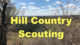 Public land Hunters Hill Country Scouting for Buck Beds