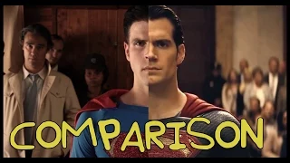 Batman V Superman Trailer - Homemade Side by Side Comparison