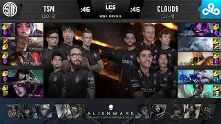 TSM vs C9 - 2020 LCS SUMMER SPLIT WEEK 8 - Team SoloMid vs  Cloud 9