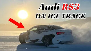 AUDI RS3 on ice track!