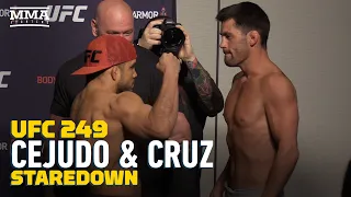 UFC 249: Henry Cejudo Brings Props for Dominick Cruz Staredown - MMA Fighting