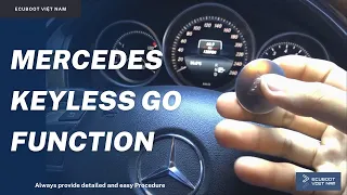Mercedes Keyless go function