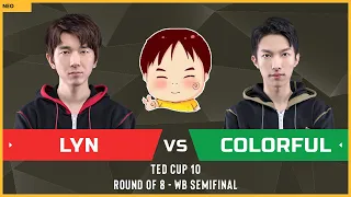 WC3 - TeD Cup 10 - WB Semifinal: [ORC] Lyn vs Colorful [NE] (Ro 8 - Group B)