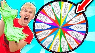 MYSTERY WHEEL OF SLIME CHALLENGE!!