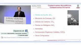 Contaminación Atmosférica. Contaminantes Atmosféricos (eLearning)