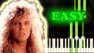 EUROPE - THE FINAL COUNTDOWN - Easy Piano Tutorial