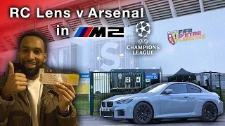 First BMW M2 Road trip to France! I watch UEFA Champions League - Arsenal vs RC Lens. Pre Germany!!!