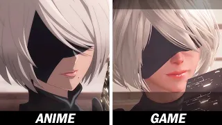 ANIME vs GAME - Nier Automata (2017 vs 2023)