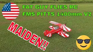 Best Maiden Ever!!! My FMS Pitts 1400mm V2 by Fat Guy flies Rc