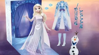 Elsa Disney Frozen ❄️☃️ Disney Story Doll Unboxing / Review from ShopDisney 🌨️🏔️