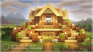 #minecraft  : Oak Survival Base Tutorial ｜How to Build in Minecraft  #221