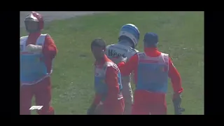 Hakkinen Spins Off And Cries In A Bush - Monza 1999