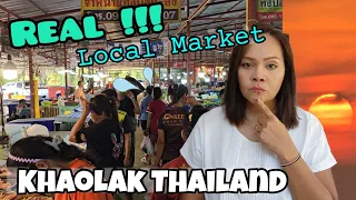 Real !! Local Market in KhaoLak | Sunset JW Mariott | KhaoLak Thailand 🇹🇭