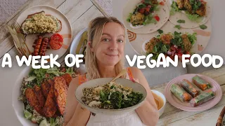 what I eat in a week to feel happy & healthy ~ as a vegan ☺️
