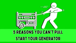Generator Hard to Pull Start?  Check These 5 Things to Fix!