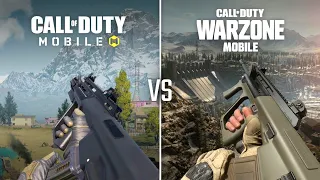 Call of Duty Warzone Mobile VS Call of Duty Mobile Comparison