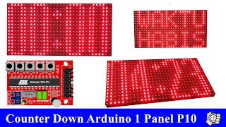 Counter Down Arduino 1 Panel P10