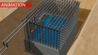 Water Tank Construction | Step by Step Process Animation