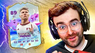 FC24 Squad Builder Showdown! FUTURE STARS HOJLUND!!!