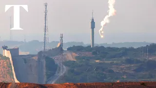 LIVE: View from Gaza border as Israel prepares ground invasion