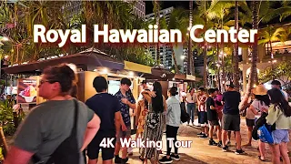 The Royal Hawaiian Center in Waikiki | 4K Walking Tour