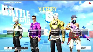 Limited Ammo For Win! 1 vs 3 For Never End Free Fire Clash Squad Battle - Garena Free Fire gaming