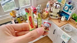Dollhouse Mini Food Cooking Spaghetti Bolognese | Re-Ment Kitchen | Toy Miniature Food Cooking ASMR