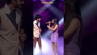 Senjuti Das and Chirag kotwal Dute, 😍 🌹 💗 #shorts  #ytshorts #song  #status indian idol Season 13