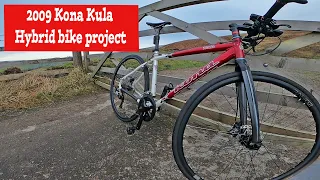 2009 Kona Kula MTB rebuild into a Hybrid road road bike - I'm a cyclist and I live in the Pennines