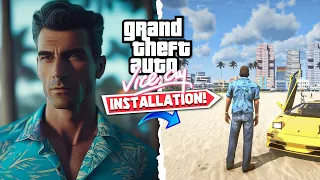 GTA VICE CITY WITH NEXT-GEN GRAPHICS 😍 VICE CRY MOD (INSTALLATION GUIDE) FOR LOW END PC!