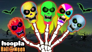 Skeleton Emotions Finger Family | Halloween Songs For Children by @TeeHeeTown