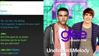 Unchained Melody Glee Lyrics