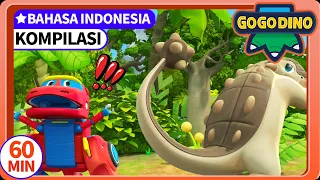 【GOGODINO EXPLORERS】EP20-26 | Kompilasi 04 | Stegosaurus | Dinosaurus | Kartun Anak | GOGODINO