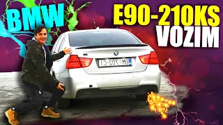 BMW E90, 270 Km/h M47 BRUTALAN AUTO ! *POKUŠAJMO DRIFTAT, M47*