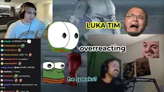 xQc reacts to Forsen overreacting on his own gameplay (Rare)