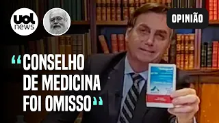 'Conselho de medicina emprestou aval às opiniões de Bolsonaro', diz Vecina