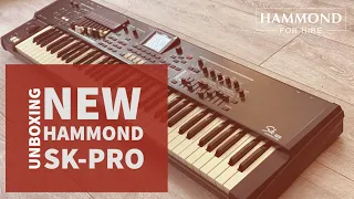 Unboxing the new Hammond SK-Pro