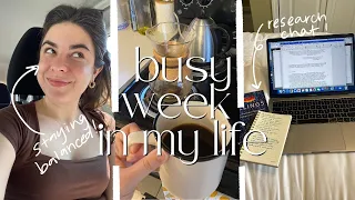 PRODUCTIVE WEEK IN MY LIFE VLOG: 3 jobs & a grad student!